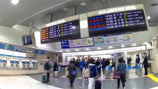 【4K散歩動画】東京駅　構内ぐるり散歩　改装中が多い　2017.11北側　①