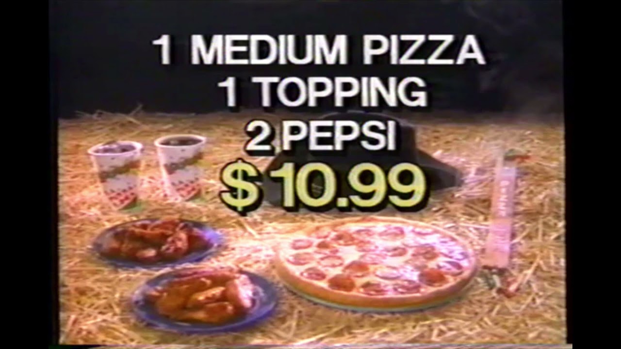 La Pizza Loca "Loca Wings" Commercial 1995 YouTube