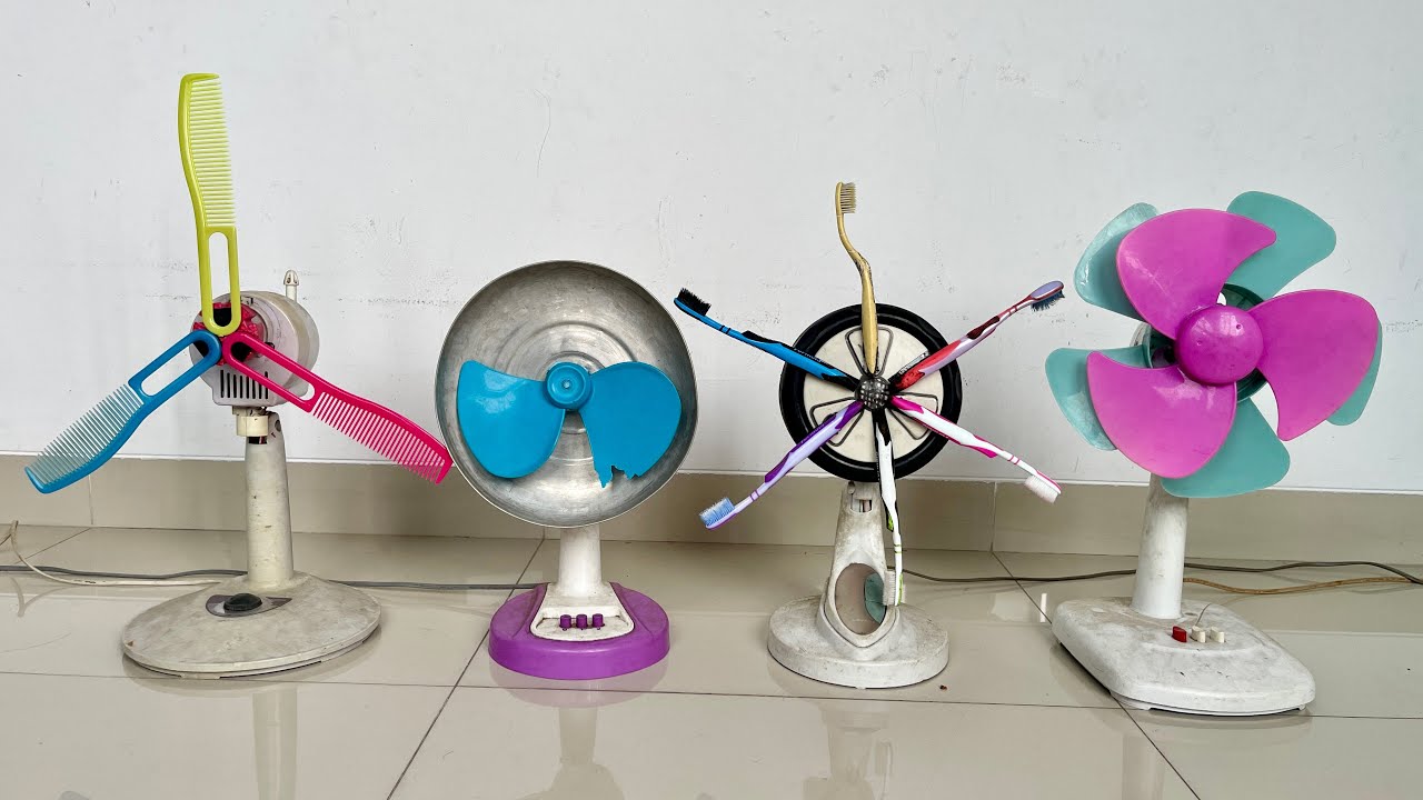 Fan | Eksperimen Kipas angin meja aneka baling failed (no edit)