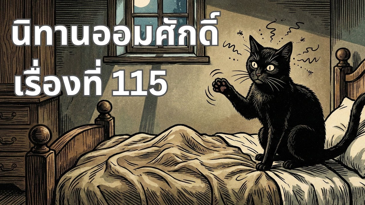 แมวกับยุง | นิทานออมศักดิ์ | เรื่องที่ 115 | นิทานสั้นสอนใจวัยทำงาน