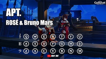 ROSÉ & Bruno Mars - APT. [ Midi ] Windsong Lyre Cover【Genshin Impact】