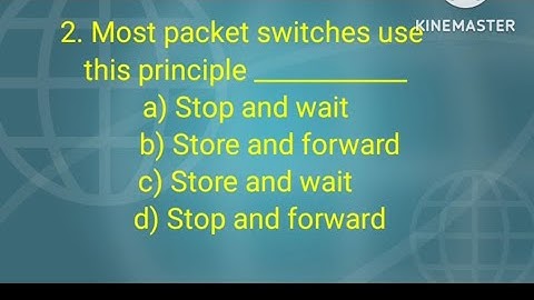 Computer Networks Questions & Answers–Packet Switching & Circuit Switching||Objective Questions#Mcq