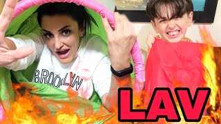 Efe İle Yerde Lav Var Zorlu Parkur