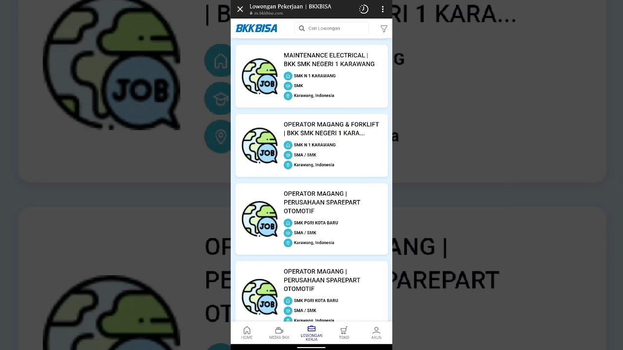 LOKER UPDATE - BKKBISA - YouTube