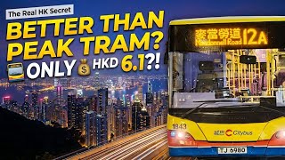 Forget The Peak Tram! The $6.1 Hong Kong Bus With INSANE Night Views 【 Citybus 12A】