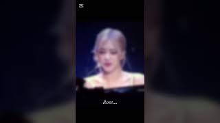 Rose bir ayr🤍🤍 #blackpink #blink