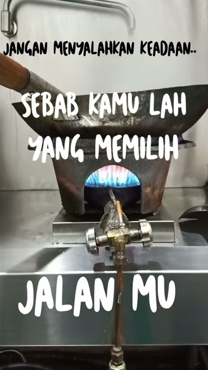 Jangan menyalahkan keadaan ...