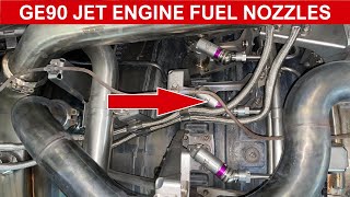 Jet Engine Fuel Nozzle | GE90 Turbofan Engine  Gas Turbine Engine  Jet Engine