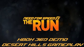 Need for Speed: The Run Xbox 360 Demo - Desert Hills Gameplay