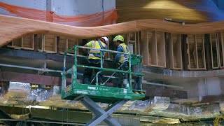 How Curved Millwork and Sustainability Shaped the National Geographic Museum of Exploration