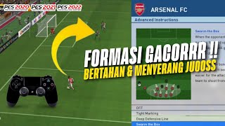 FORMASI RAJA RENTAL ALL: KUAT BERTAHAN, CEPAT GOL SAAT MENYERANG | PES 2017 2018 2019 2020 2021 2022