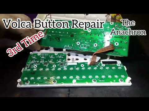 Volca Sample Button Repair 3rd Time with voice-over explaination for Volca Sample