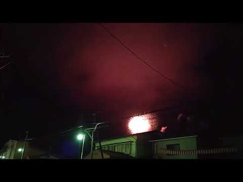 令和6年秋 浄法寺祭り 花火打ち上げ