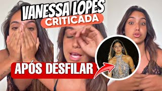 Vix Vanessa Lopes Manda Real Para Intenautas Após Desfilar E Ser Criticada