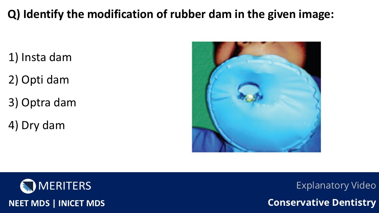NEET MDS | INICET - Conservative Dentistry | Explanatory Video | MERITERS 