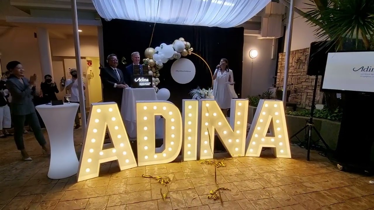 Launch Emcee Shandy Tan - Exclusive Preview of Adina Serviced Apartments Singapore Orchard