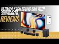 ULTIMEA Aura A40 7.1ch Soundbar Review | Virtual Surround Sound with Subwoofer