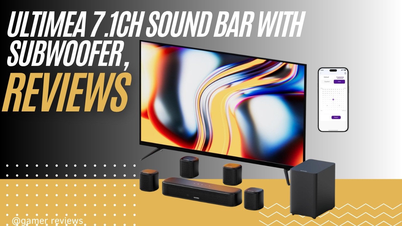 ULTIMEA Aura A40 7.1ch Soundbar Review | Virtual Surround Sound