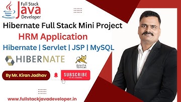 Hibernate Full Stack HRM Mini Project | Learn with Mr. Kiran Jadhav