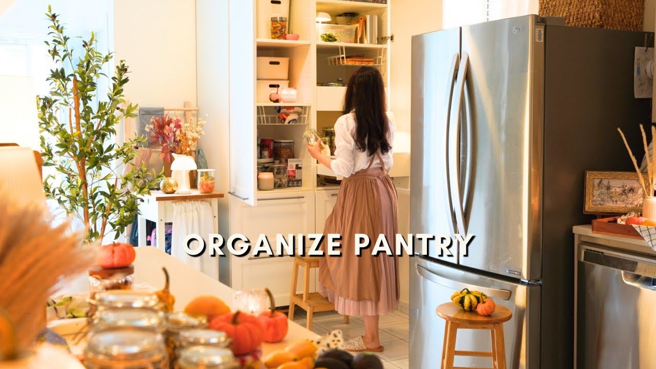 Gentle Kitchen Reset | Pantry Decant, Fall Baking & Cozy Organizing No ...