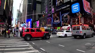 NEW YORK CITY. WALKING IN TIMES SQUARE. PT 2