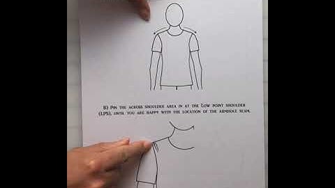 Shoulders too Wide - Option 2 - How to fix wide shoulders on your sewing pattern