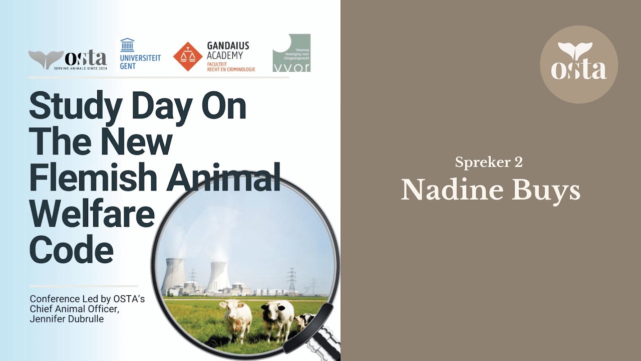 Spreker 2 - Nadine Buys - Study Day Flemish Animal Welfare Code - NL