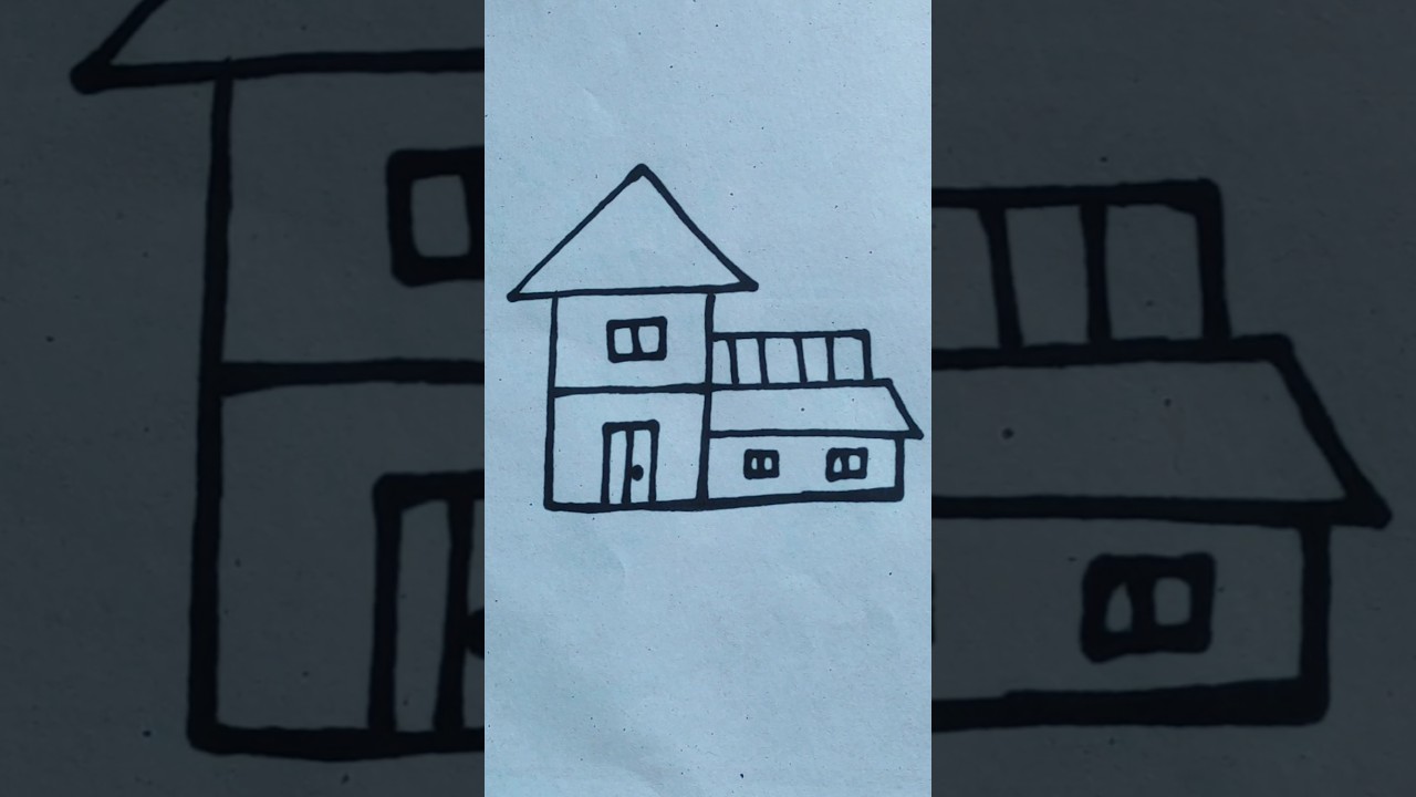 Easy House drawing