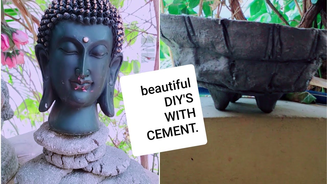 DIY'S With Cement.. enjoying - YouTube