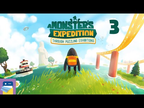 A Monster's Expedition: Apple Arcade iOS Gameplay Walkthrough Part 3 (by Draknek)