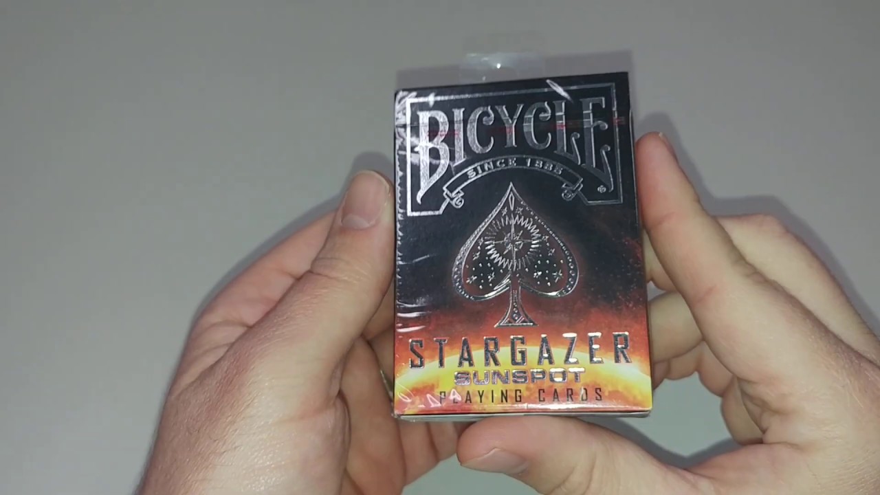 Opening a pack of Stargazer Sunspot Playing Cards [ASMR]