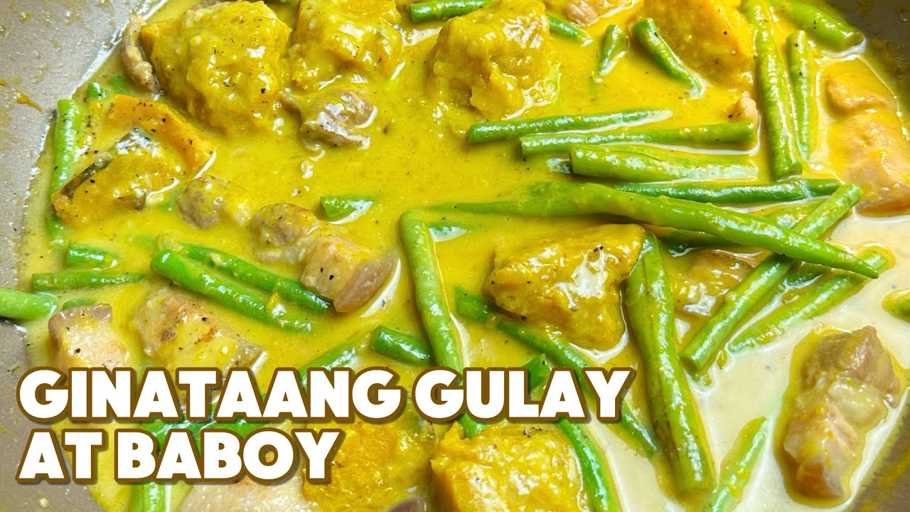 Ginataang Gulay at Baboy