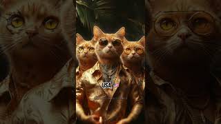 Countries As Gangster Cats