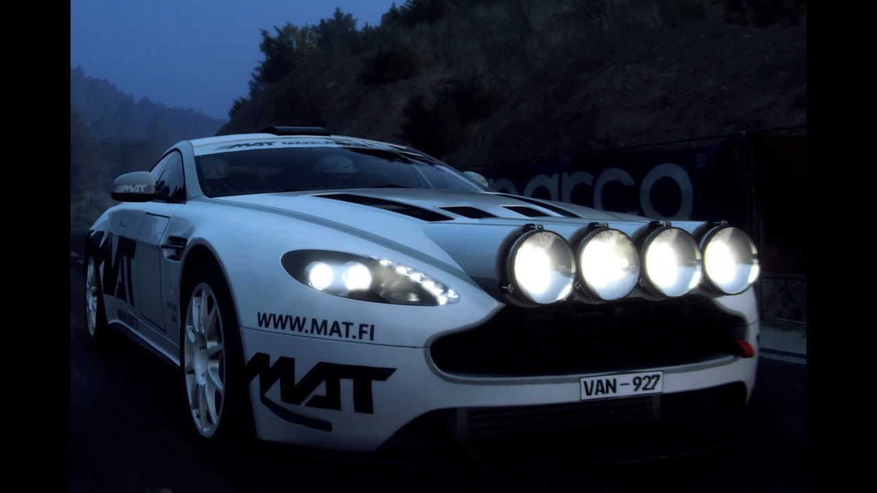 Dirt Rally 2 - Rally GT - Aston Martin V8 Vantage GT4 - Spain - YouTube