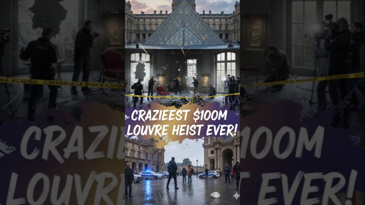 Thieves HIT the LOUVRE 🏛️ in just 7 MINUTES! ⏱️ Paris on EDGE! 😱 