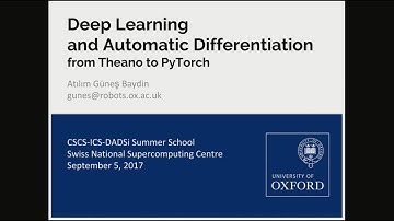 Accelerating Data Science with HPC: Deep Learning and Automatic Differentiation, Baydin