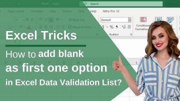 Kutools For Excel | How To Add Blank As First One Option In Excel Data Validation List
