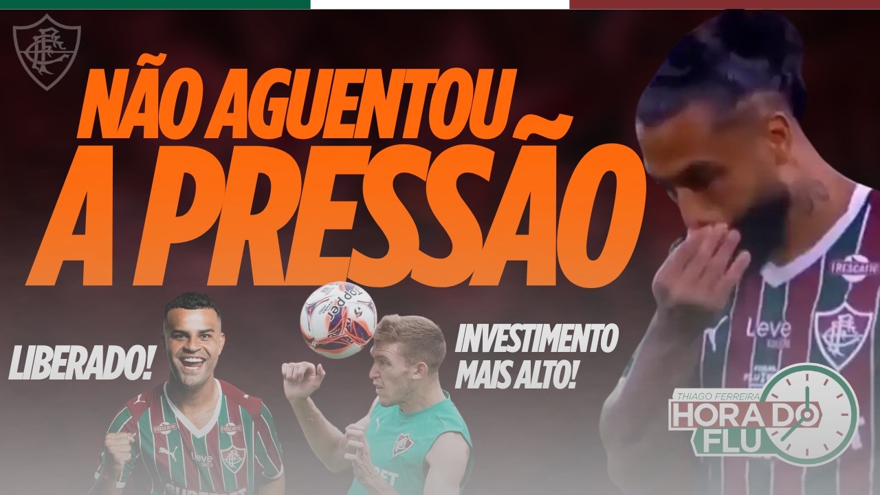 🚨O JOGADOR NÃO AGUENTA PRESSÃO E QUER SAIR DO FLUMINENSE, INVESTIMENTO CASTILLO E REFORÇO LIBERADO