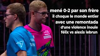 MENÉ 0-2 PAR SON FRÈRE... Félix vs Alexis Lebrun : Le Match de l'Année ! 🏓 | WTT US Smash 2026