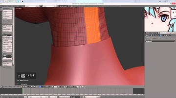 [Part 25/ 40] Anime Character 3D Modeling Tutorial II - Neck Connection