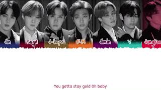 BTS(방탄소년단)-‘Stay Gold (Color Coded Lyrics Kan/Eng/Rom)