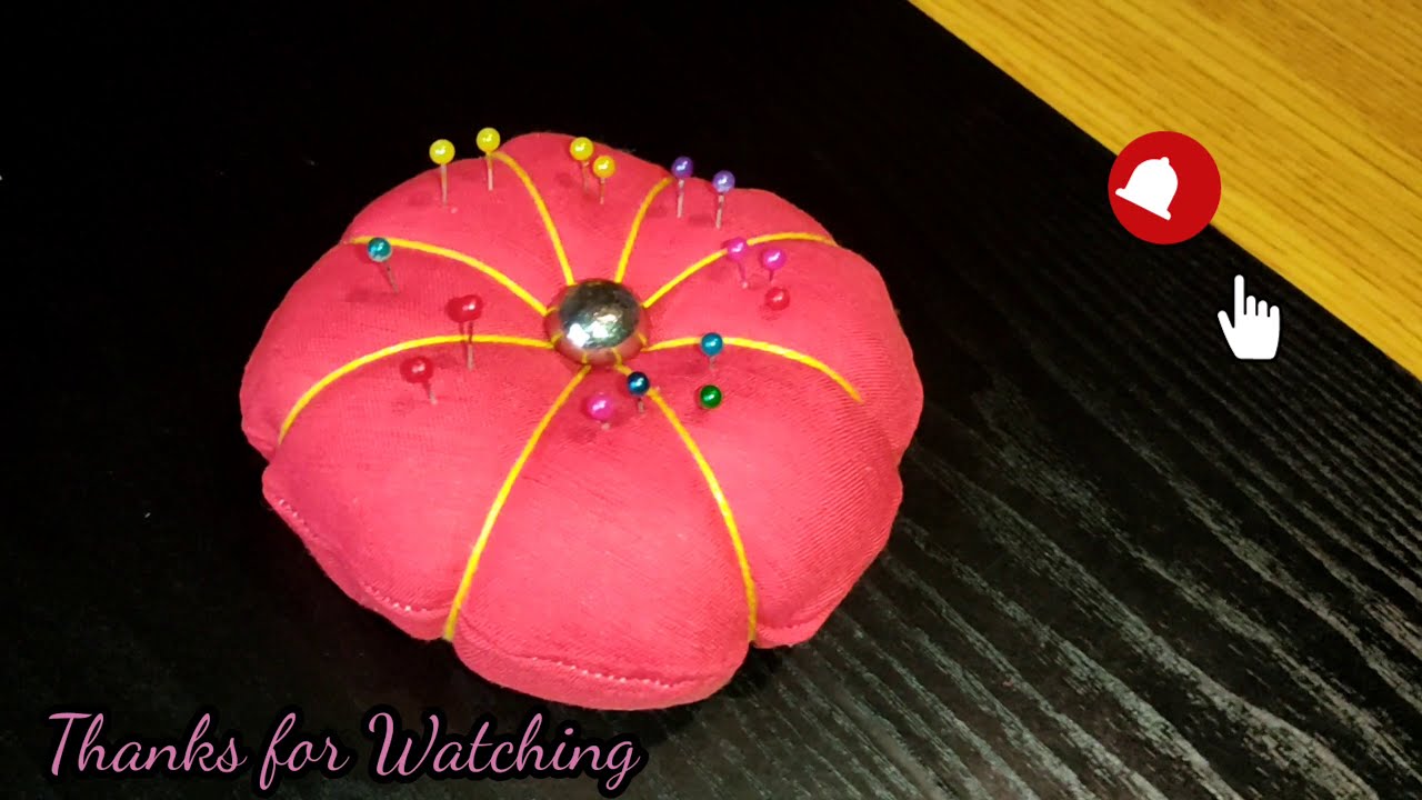 How To Make DIY easy pin Cushion cute Pattern pin cushion FK YouTube