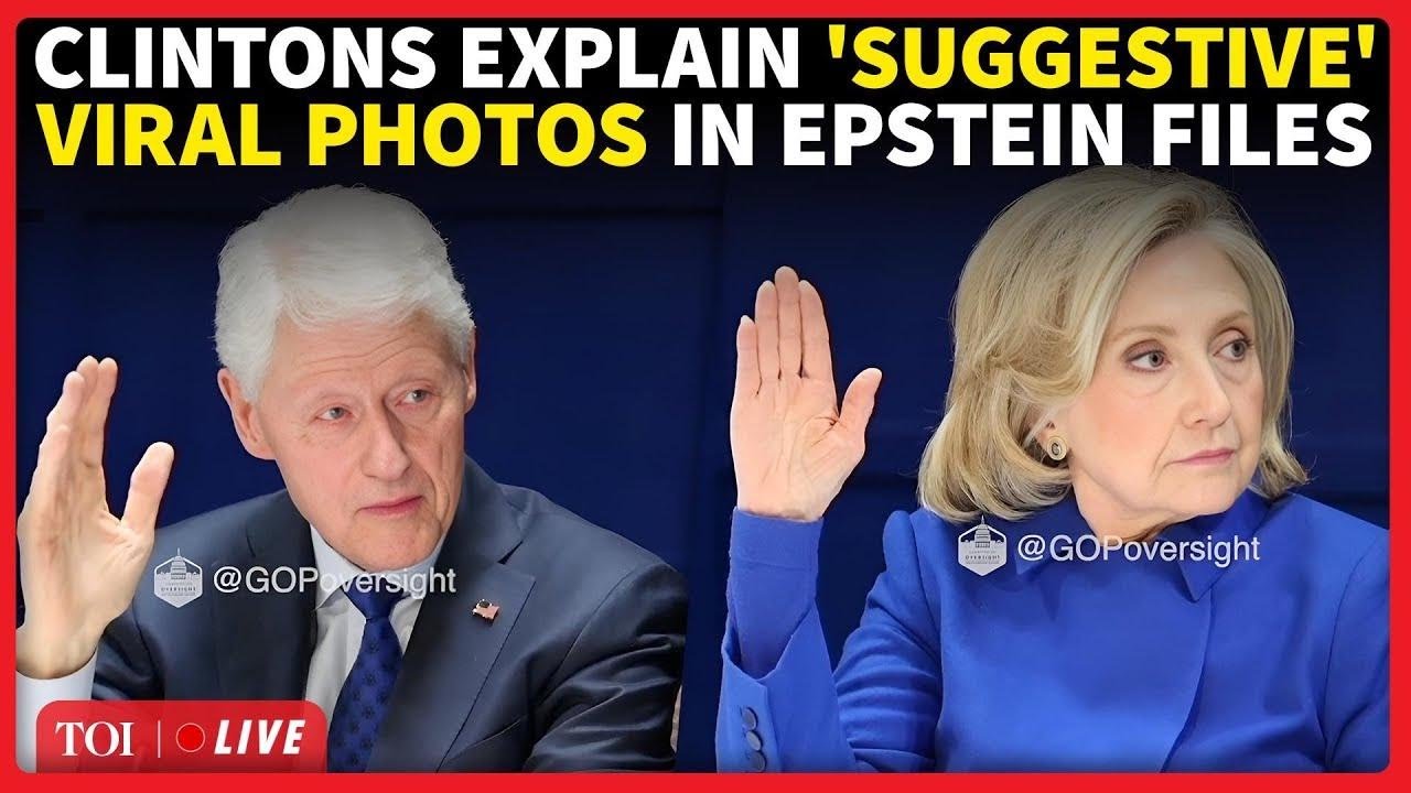 'I Sat In The Hot Tub For 5 Minutes': Bill Clinton Grilled On Viral Photos In Jeffrey Epstein Files