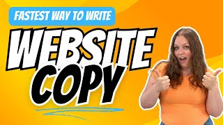 The Secret to Website Copywriting: ChatGPT + Copy Templates