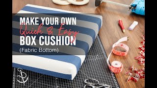 Quick & Easy Cushion Making Tutorial - Best Cushion Making Technique!!!