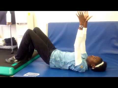Supine Hooklying T8 Extension