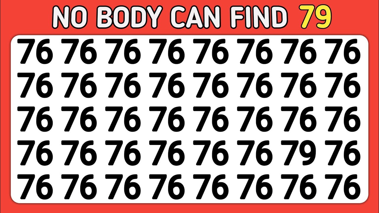 Find the ODD One Out | Find the Odd Number and Letter Edition | 25 ...