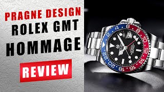 ROLEX GMT HOMMAGE 120€ ? - PAGRNE DESIGN / PAGANI GMT EXPLORER - UHR - REVIEW - TEST - DEUTSCH