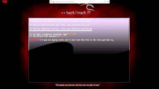 BackTrack 5 Bootup startx problem fix (This Problem is fixed by the developers in the latest update)
