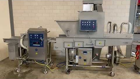 Hiwell batter and breading line. brand new high quality equipment.